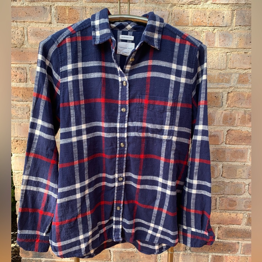 American Eagle flannel, size Small